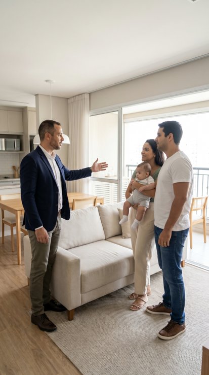 Real estate team reviewing campaign performance