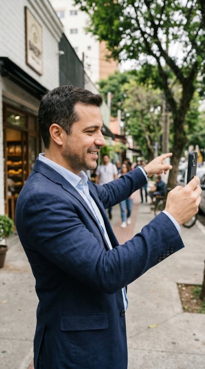Client searching for properties on Google